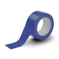 123inkt zelfklevende vloermarkeringstape blauw 50 mm x 33 m 302639