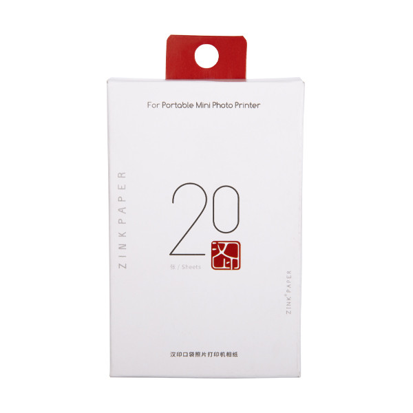 123inkt zinkpapier voor foto’s zelfklevend 5 x 7,6 cm (20 vellen) 3214C002C 302224 - 1