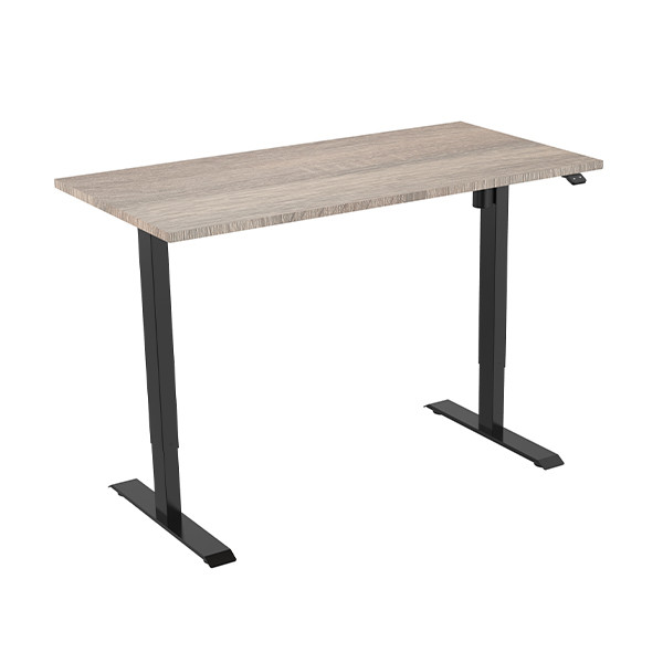 123inkteElektrische zit-sta bureau zwart onderstel Robson blad 160 x 80 cm (1 motor)  302653 - 1