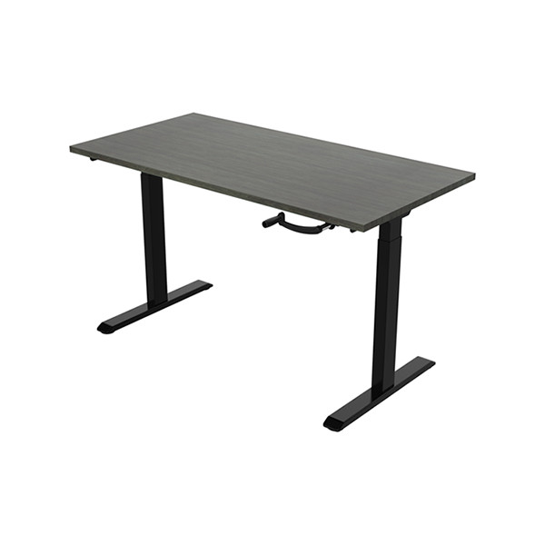 123inktsSlinger zit-sta bureau zwart onderstel Logan blad 160 x 80 cm  302604 - 2