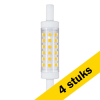 Aanbieding: 4x 123led R7S ledlamp staaflamp 5W (41W) LDR06424 - 1
