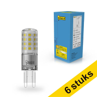 Aanbieding: 6x 123led G9 LED capsule SMD helder 2700K dimbaar 4W (40W)