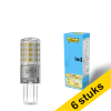Aanbieding: 6x 123led G9 ledcapsule mat dimbaar 4.2W (45W) LDR01961 - 1