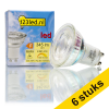 Aanbieding: 6x 123led GU10 Sfeerdim ledspot dimbaar 4.5W (50W) LDR01651 - 1
