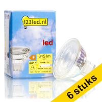 Aanbieding: 6x 123led GU5.3 led-spot dimbaar 4.4W (35W) LDR01647
