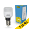 Aanbieding: 6x 123led ledlamp E14 | Buis T26 | Mat | 2700K | 1.3W (16W) LDR02367 - 1