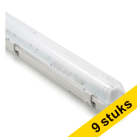 Aanbieding: 9x 123led IP65 TL-armatuur 150 cm | 4000K | 3100 lumen (20.5W) incl. TL-buis LDR08639