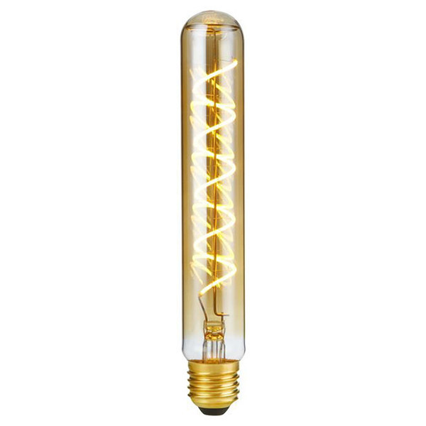123led E27 filament ledlamp buis goud dimbaar 5W (33W) LDR09093 - 1