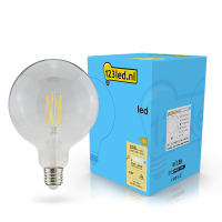 123led E27 filament ledlamp globe G125 dimbaar 7W (60W) LDR02108