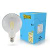 123led E27 filament ledlamp globe G125 dimbaar 7W (60W)