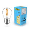 123led E27 filament ledlamp kogel dimbaar 2.5W (25W)