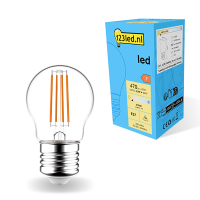 123led E27 filament ledlamp kogel dimbaar 4.5W (40W) LDR01830