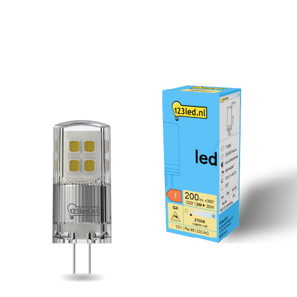 123led G4 ledcapsule dimbaar 2W (20W) LDR01930 - 1