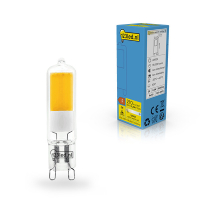 123led G9 LED capsule COB Helder 2200K 2.2W (25W) LDR02416