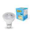 123led GU10 ledspot glas 2700K 4.5W (50W)