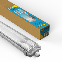 123led LED TL armatuur 150 cm incl. TL buizen 4000K (840) 5280 lumen IP65 2x 22W LDR08817