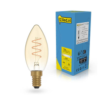 123led LED lamp E14 | Kaars C35 | Filament | Goud | 1800K | Dimbaar | 2.5W (15W) LDR02222