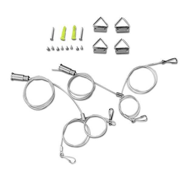 123led Ophangset voor ledpanelen met 4 staaldraden LDR08829 - 1