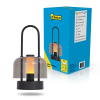 Oplaadbare tafellamp 24 cm | Marrakesh | 1800-3000-5000K | dimbaar | IP20 | 1.3W | zwart LDR08869 - 1