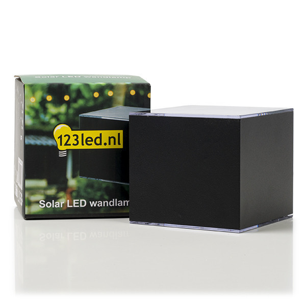 123led Solar wandlamp Avon Up & Down zwart LDR08535 - 3