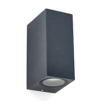 Wandlamp buiten GU10 | Up & Down | San Francisco | IP44 | Antraciet LDR08842