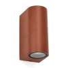 Wandlamp buiten GU10 | Up & Down | Santa Barbara | IP44 | Roestkleur LDR08846 - 1