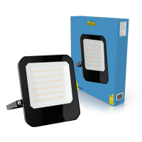 123led breedstraler 100W | 4000K | 12.600 lumen | IP65 | zwart LDR02200