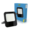 123led breedstraler 50W | 6500K | 6000 lumen | IP65 | zwart LDR02199 - 1