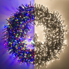 123led clusterverlichting multicolor & warmwit 24,8 meter 3000 lampjes LDR07306 - 1