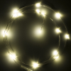 123led draadverlichting op batterijen  1m extra warmwit & warmwit 20 lampjes zilver LDR07279 - 3