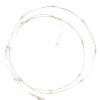 123led draadverlichting op batterijen  1m extra warmwit & warmwit 20 lampjes zilver LDR07279 - 4