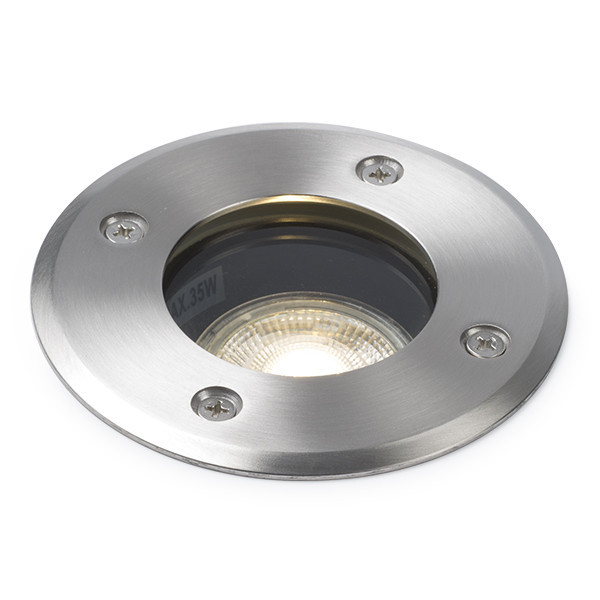 123led grondspot Rhodos RVS geschikt voor 1x GU10 LDR08505 - 1