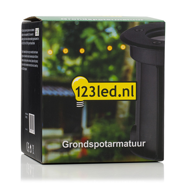 123led grondspot Rhodos zwart geschikt voor 1x GU10 LDR08525 - 5