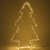 123led kerstboom 3D 56 cm extra warmwit & warmwit 540 lampjes zwart LDR07273 - 3