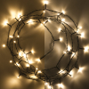 123led kerstverlichting extra warmwit & warmwit 3,9 meter op batterijen 48 lampjes met timer