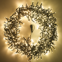 123led koppelbare clusterverlichting extra warmwit en warmwit 5,6 meter uitbreiding 768 lampjes LDR07143