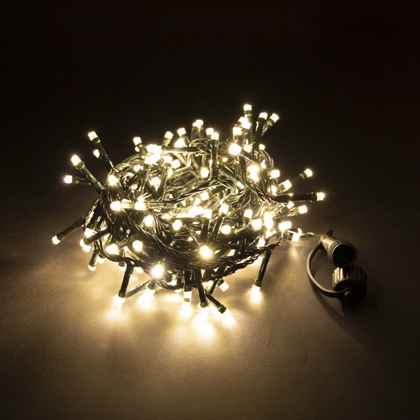 123led koppelbare micro clusterverlichting extra warmwit & warmwit 6 meter uitbreiding 200 lampjes LDR07142 - 3
