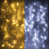 123led lichtgordijn koudwit & warmwit 200x100 220 lampjes