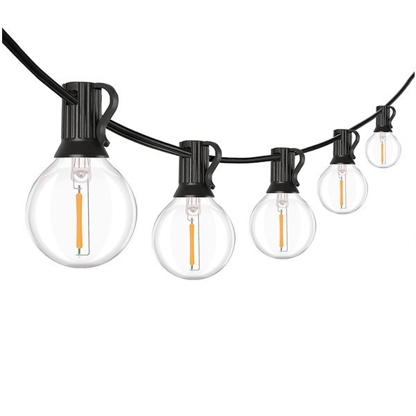 123led lichtsnoer warm wit 8,5 meter 10 lampjes LDR08582 - 1