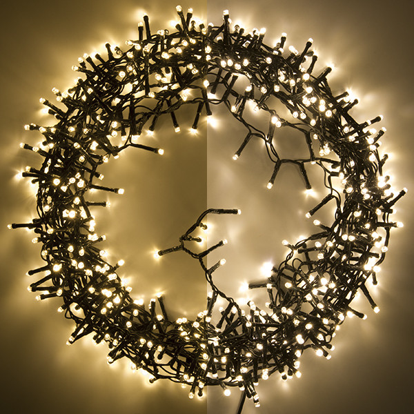 123led micro clusterverlichting extra warmwit & warmwit 14,2 meter 560 lampjes LDR07132 - 1