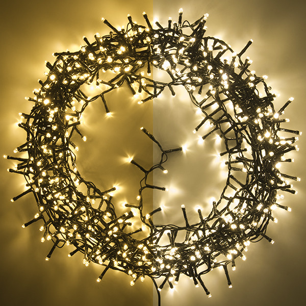 123led micro clusterverlichting extra warmwit & warmwit 17 meter 700 lampjes LDR07133 - 1