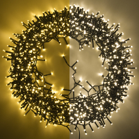 123led micro clusterverlichting extra warmwit & warmwit 27 meter 1200 lampjes LDR07135