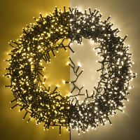 123led micro clusterverlichting extra warmwit & warmwit 39 meter 1800 lampjes LDR07299