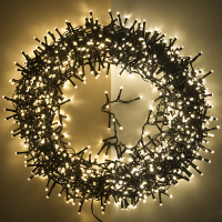 123led microclusterverlichting extra warmwit & warmwit 23 meter 1000 lampjes LDR07134