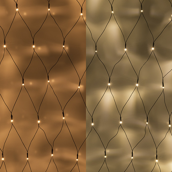 123led netverlichting extra warmwit & warmwit 200 x 140 cm 252 lampjes LDR07302 - 1