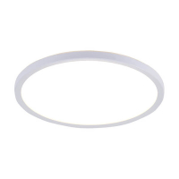 123led plafondlamp | Ø 30 cm | 3000-4000-6000K | Step-Dim | 2160 lumen | IP54 | wit | 18W LDR02257