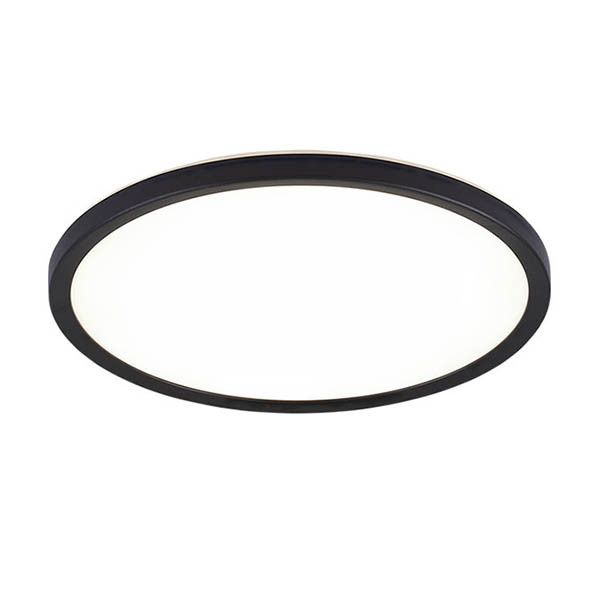 123led plafondlamp | Ø 30 cm | 3000-4000-6000K | Step-Dim | 2160 lumen | IP54 | zwart | 18W LDR02256 - 1