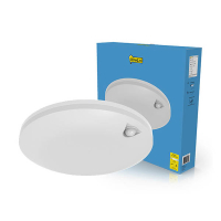 123led plafondlamp met sensor | Ø 30 cm | 3000K | 2160 lumen | IP54 | 18W LDR02250