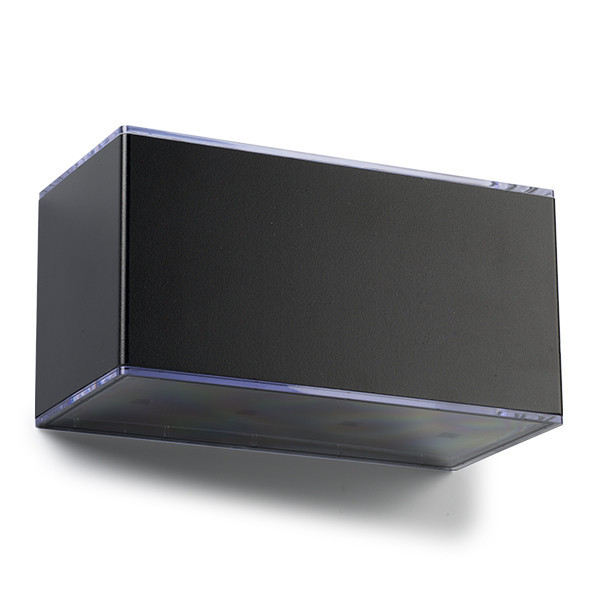 123led solar wandlamp | Chelsea | Up & Down | 3000K | IP54 | Zwart LDR08538 - 4