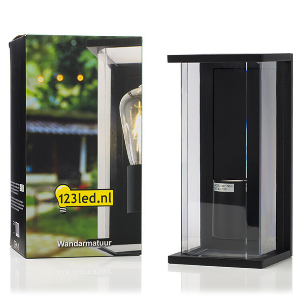 123led wandlamp Brooklyn zwart geschikt voor 1x E27 LDR08529 123led wandlamp Brooklyn zwart geschikt voor 1x E27 LDR08529 - 2